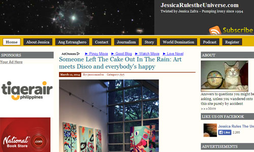 Jessica Zafra's website